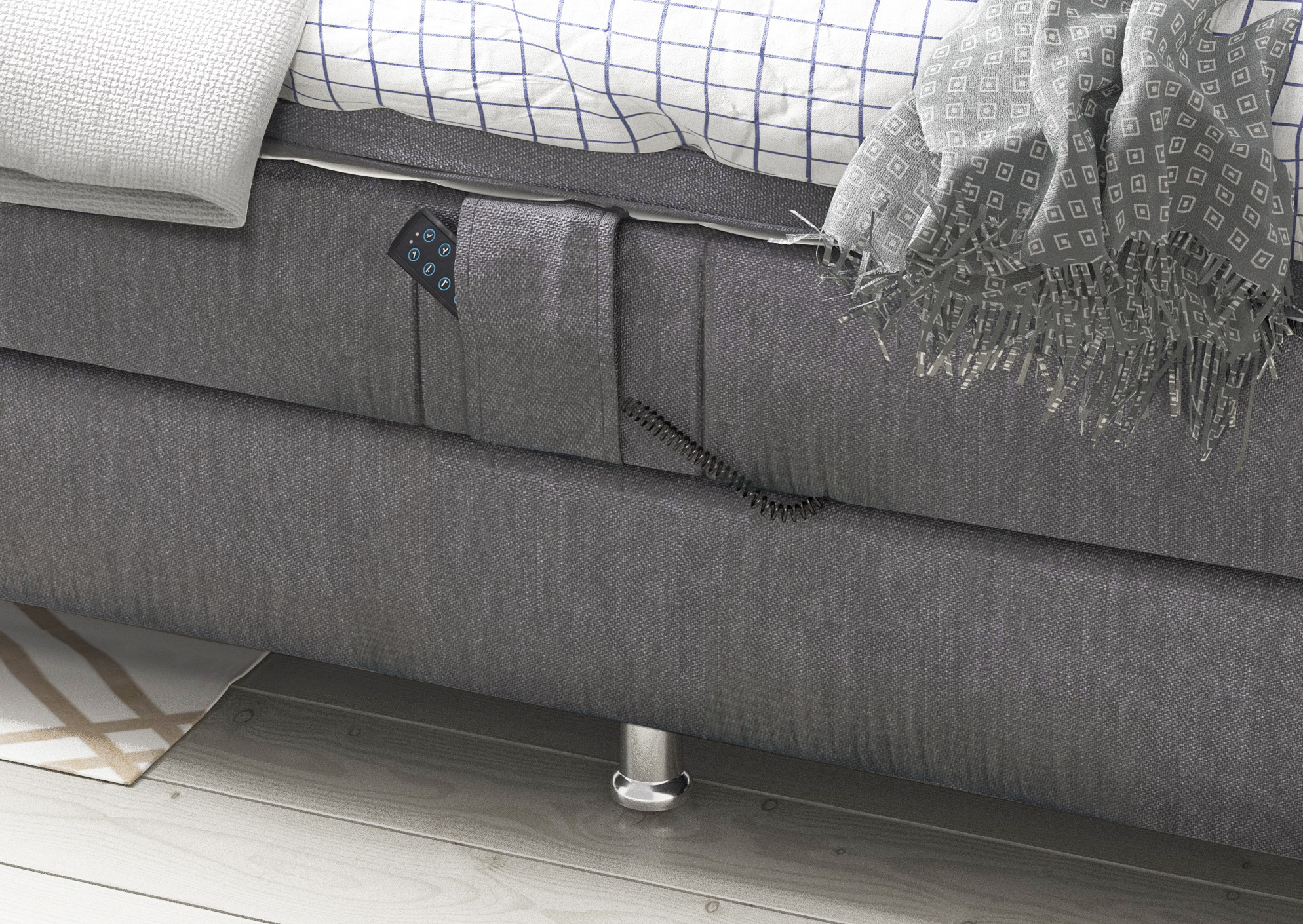 Boxspringset - Detroit Vlak & Elektrisch