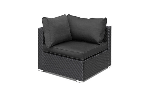 Luxe 6-persoons Wicker Loungeset Giulio incl. Poef