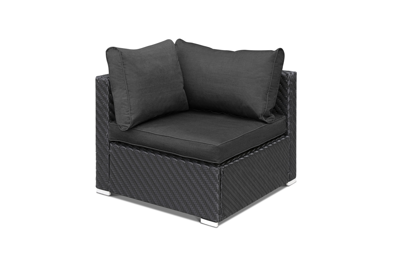 Luxe 6-persoons Wicker Loungeset Giulio incl. Poef