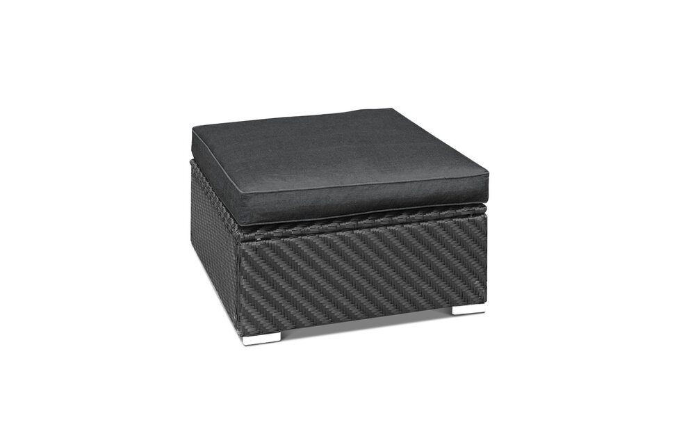 Luxe 6-persoons Wicker Loungeset Giulio incl. Poef