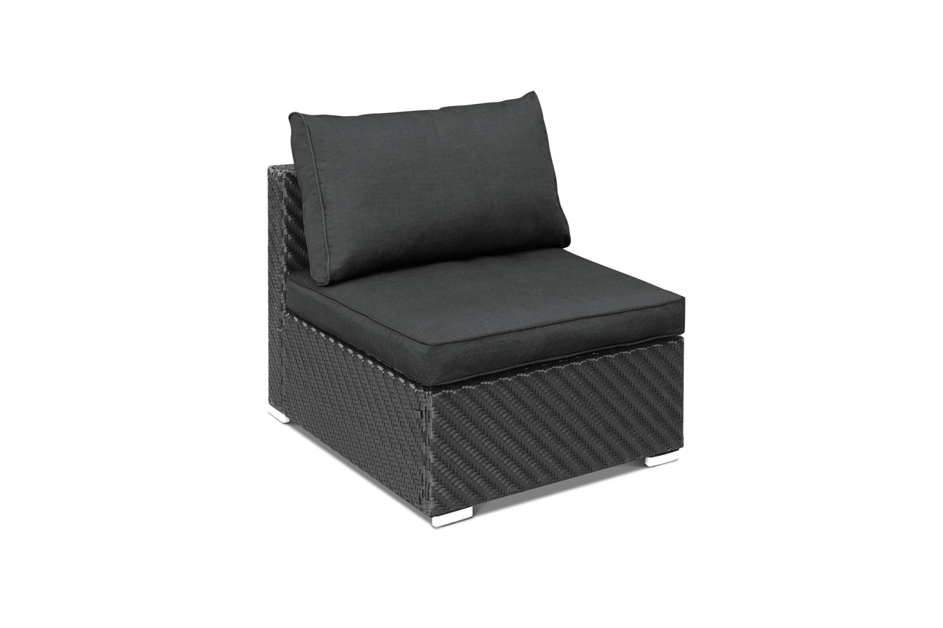 Luxe 6-persoons Wicker Loungeset Giulio incl. Poef