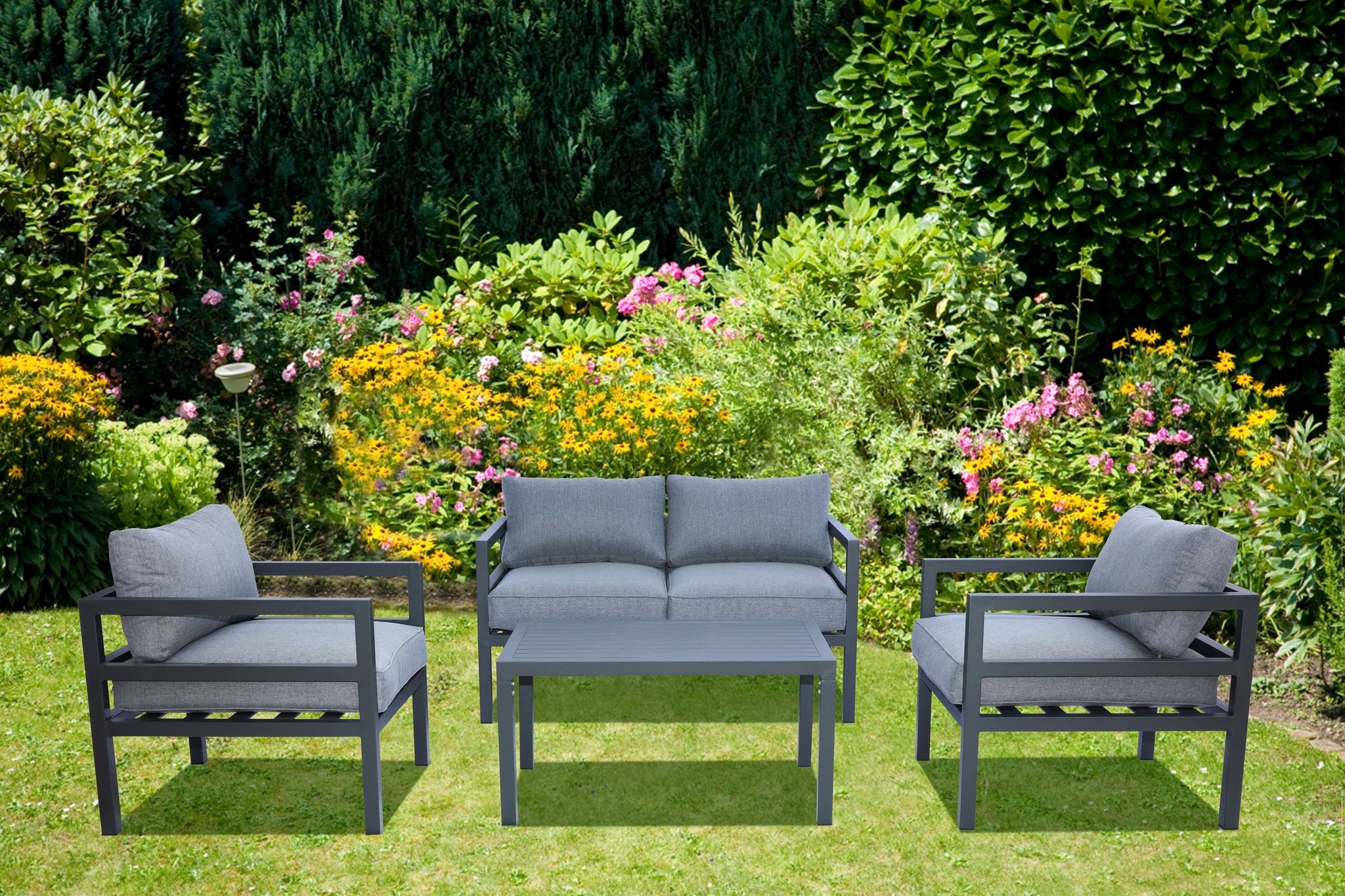 Tuinset Sole (Aluminum + Tafel)