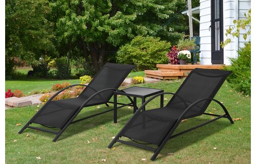 Ligbeddenset Lusso – Inclusief tafeltje