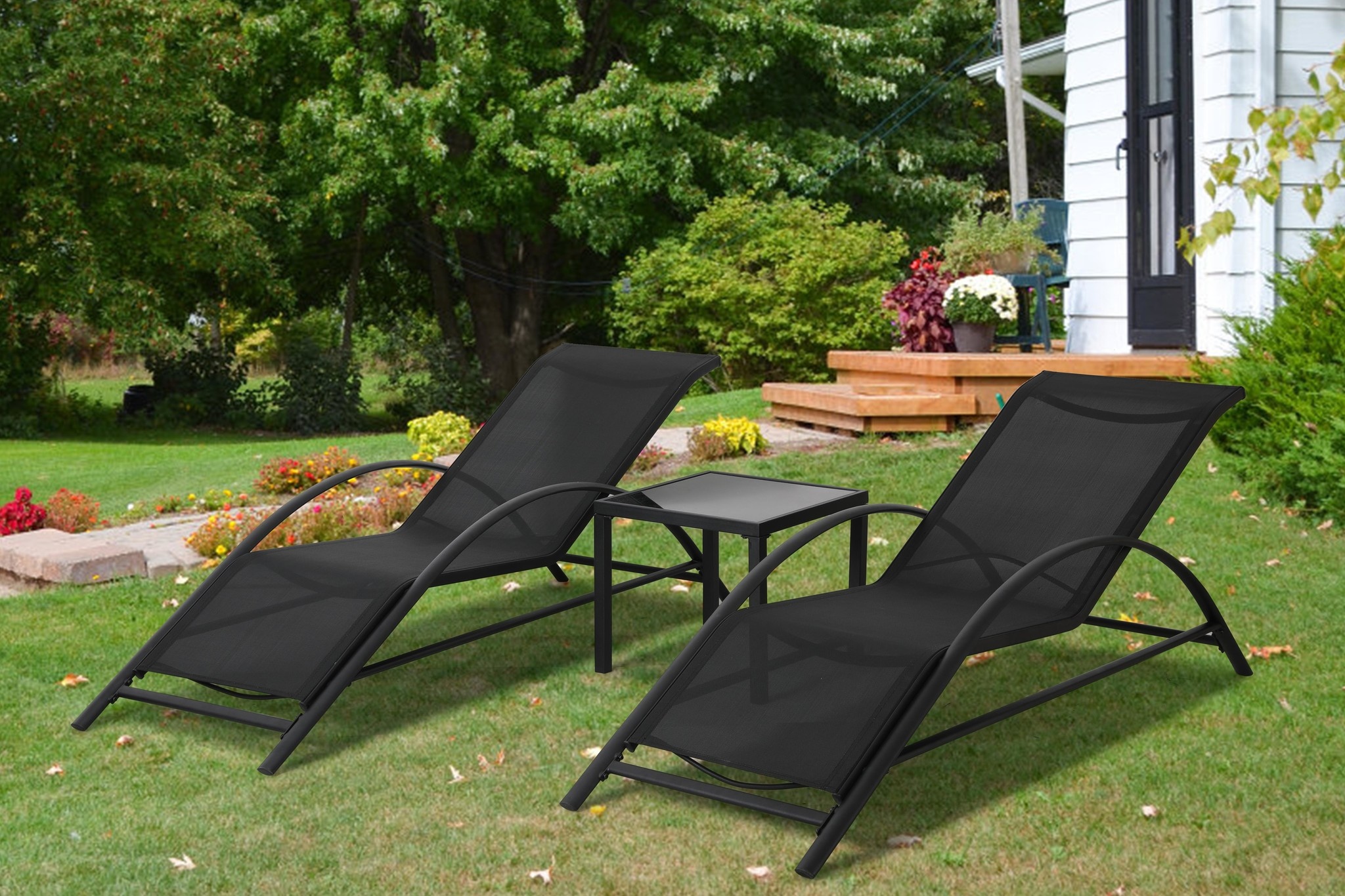 Ligbeddenset Lusso – Inclusief tafeltje