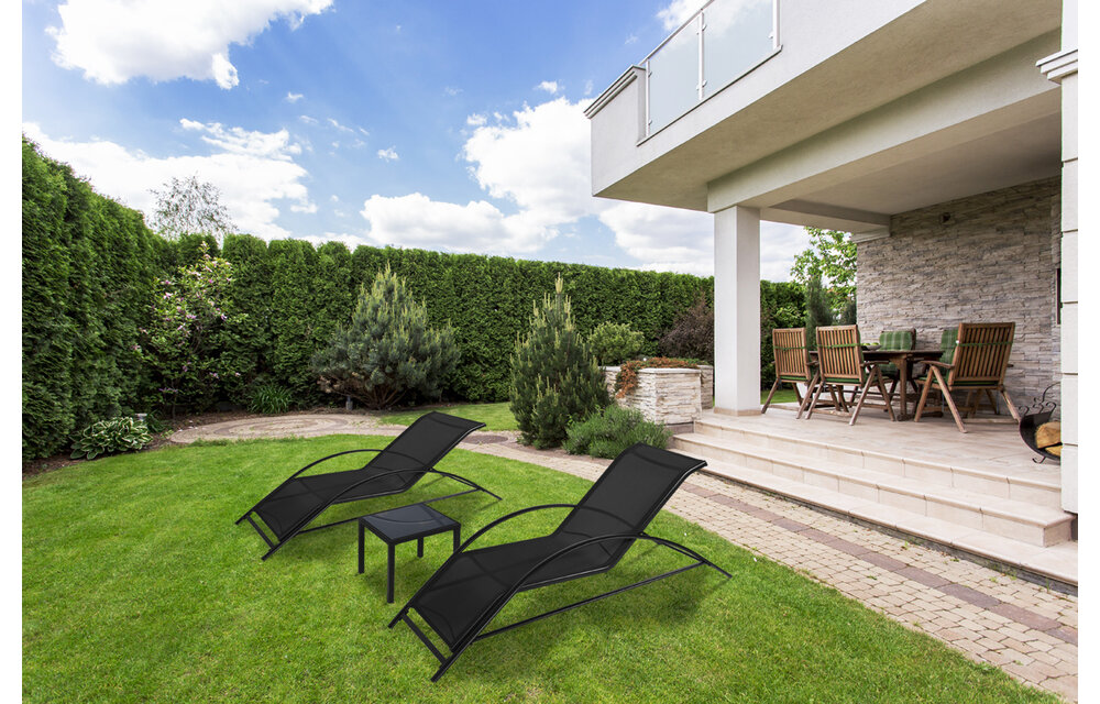 Ligbeddenset Lusso – Inclusief tafeltje