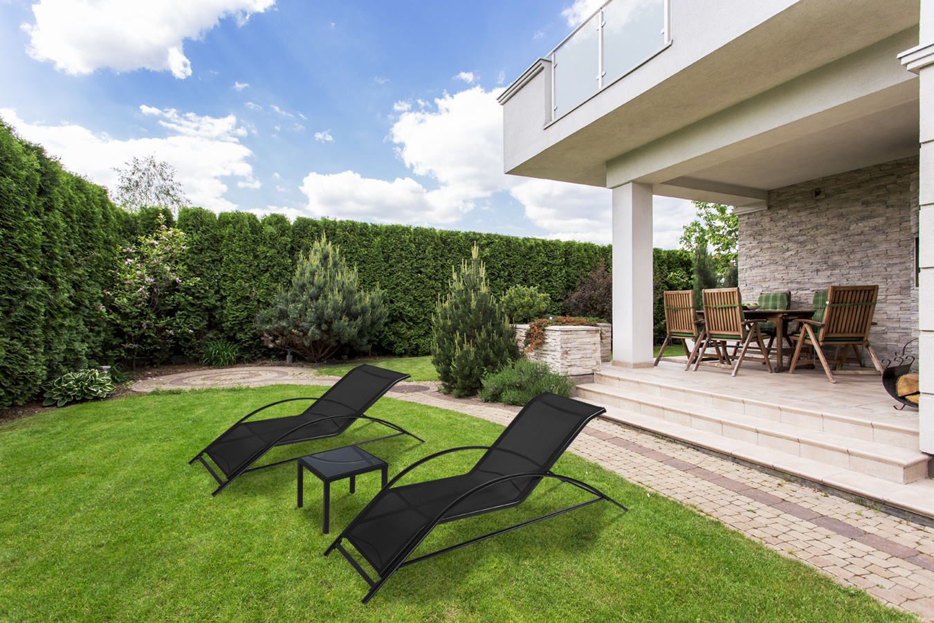 Ligbeddenset Lusso – Inclusief tafeltje