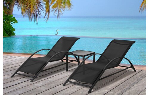 Ligbeddenset Lusso – Inclusief tafeltje