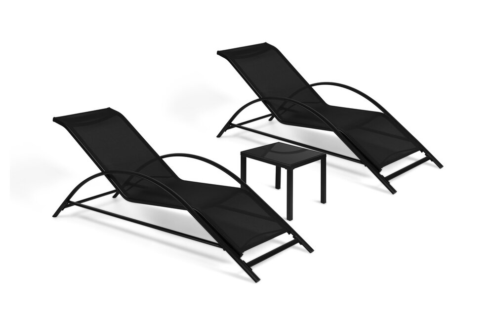 Ligbeddenset Lusso – Inclusief tafeltje