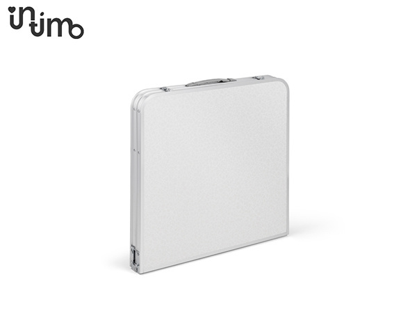 Tuin-/Campingset (Tafel + Stoel) 5 Delig Grijs