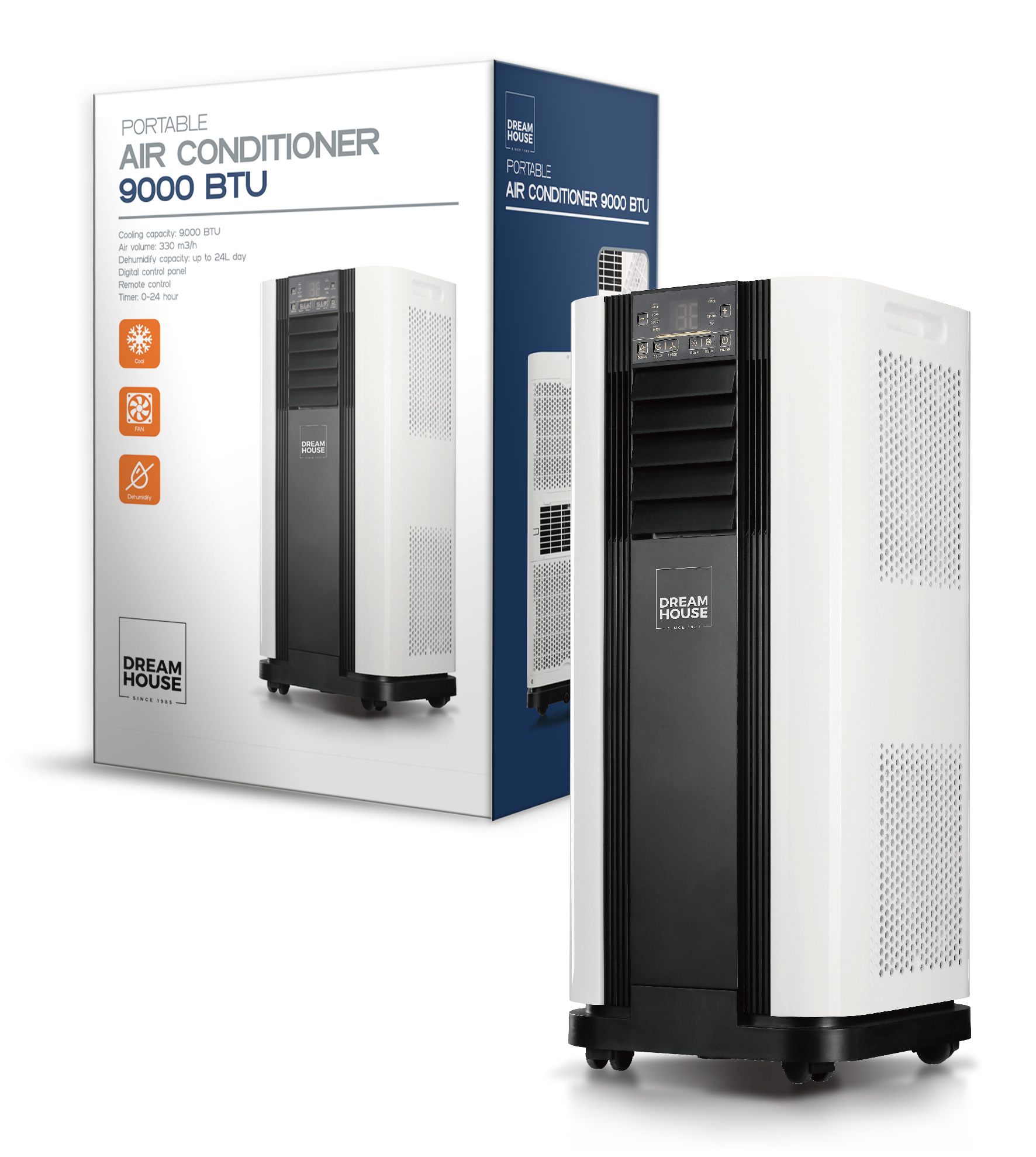 Mobiele Airconditioner - 9000 BTU