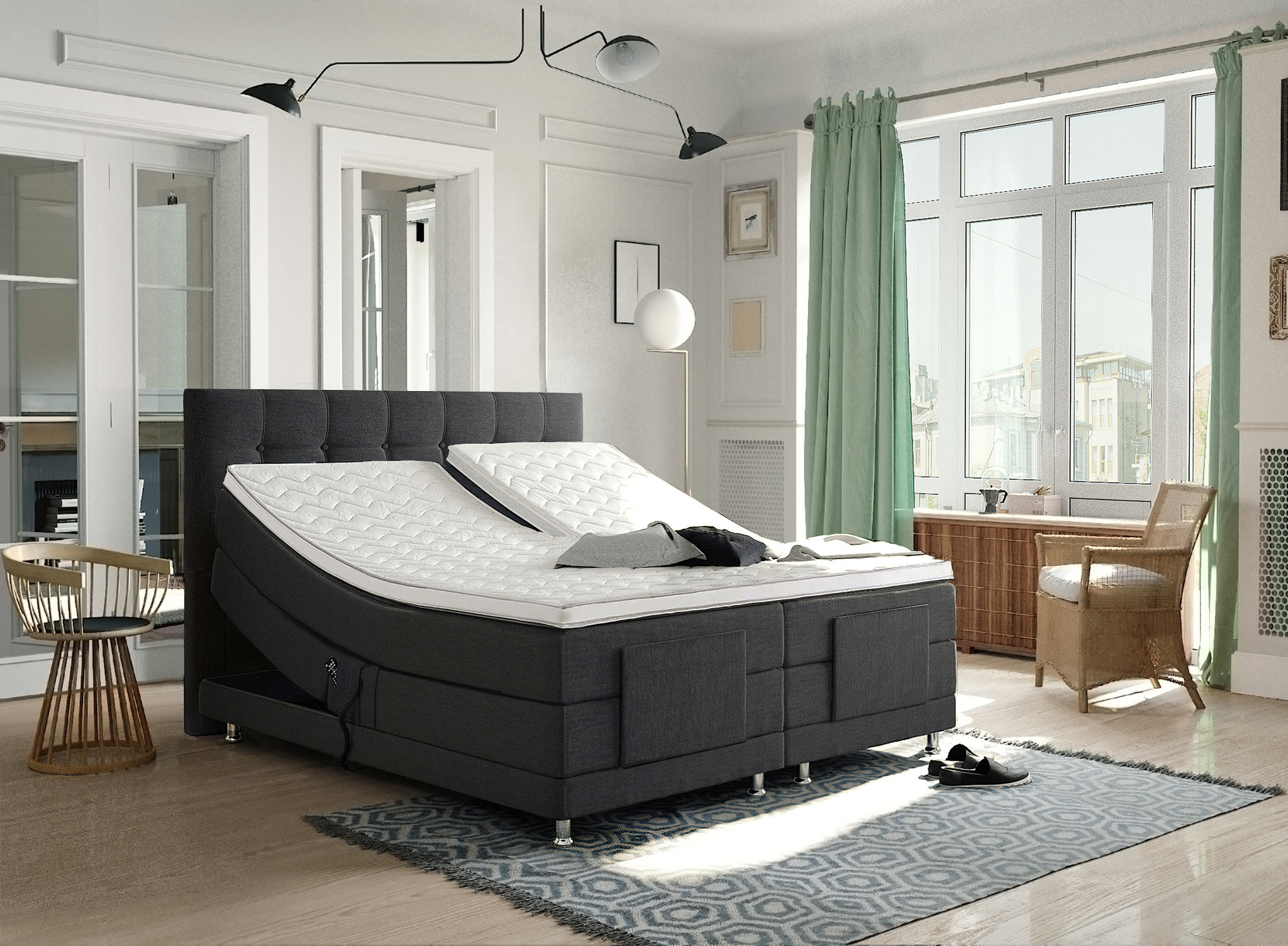 Boxspringset Arizona - Elektrisch