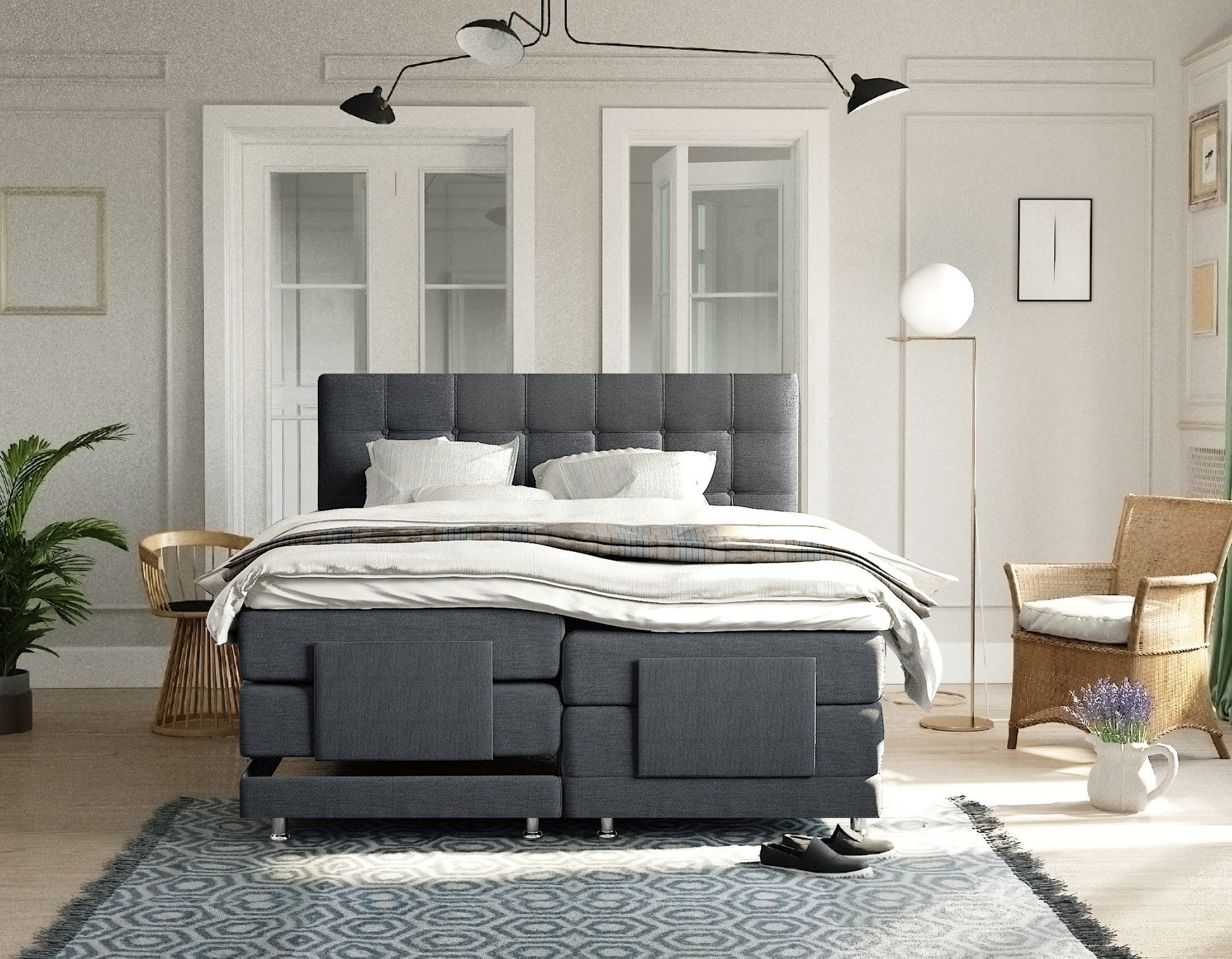 Boxspringset Arizona - Elektrisch