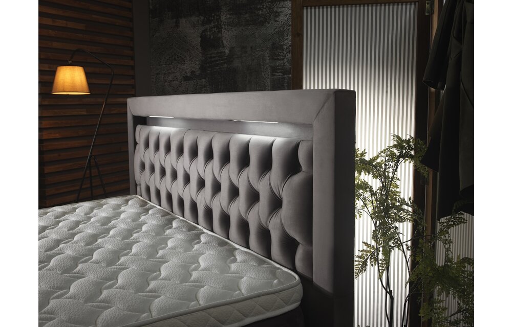 Boxspring Moon met schuiflades en LED-verlichting