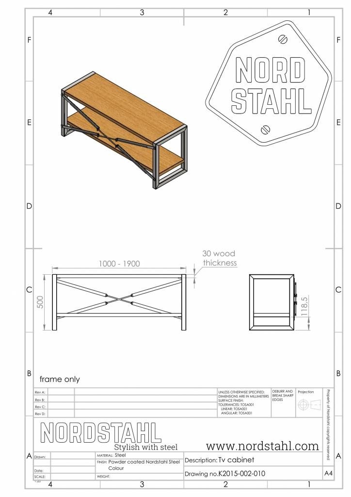 Nordstahl TV Cabinet frame-4