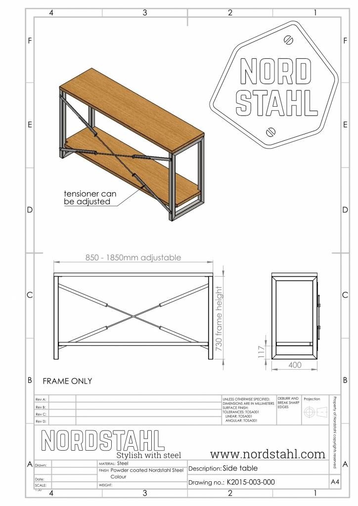 Nordstahl Sidetable cabinet frame-3