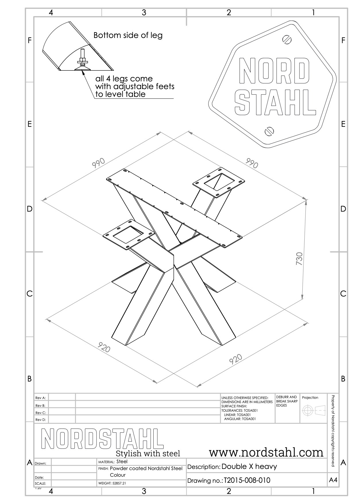 Nordstahl Double X leg heavy-5