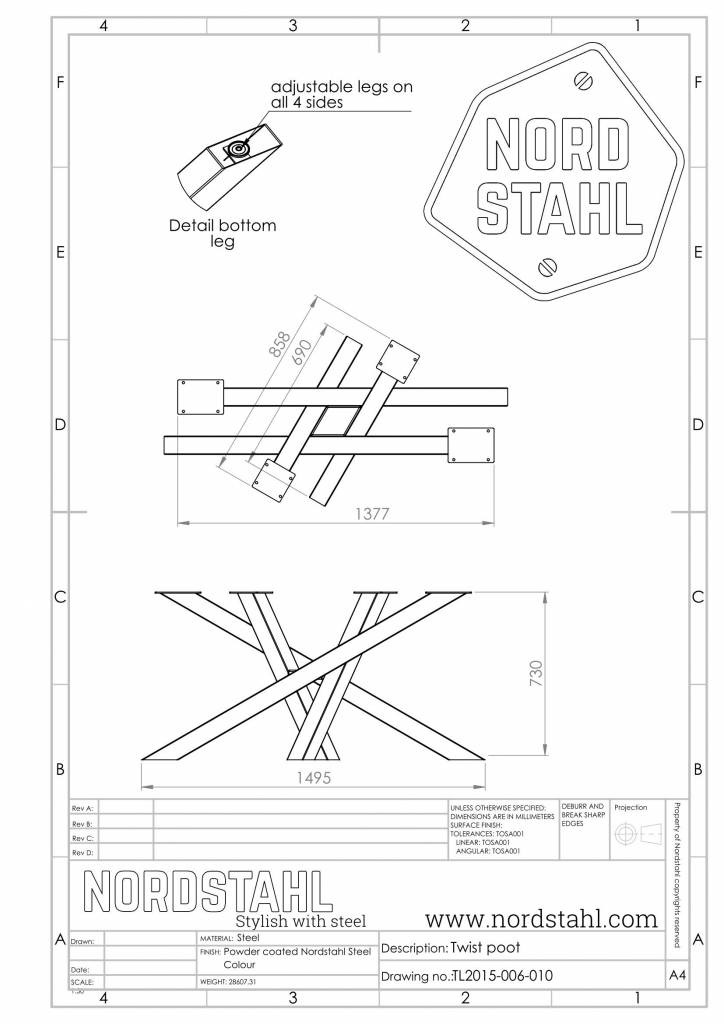 Nordstahl Twist leg-4