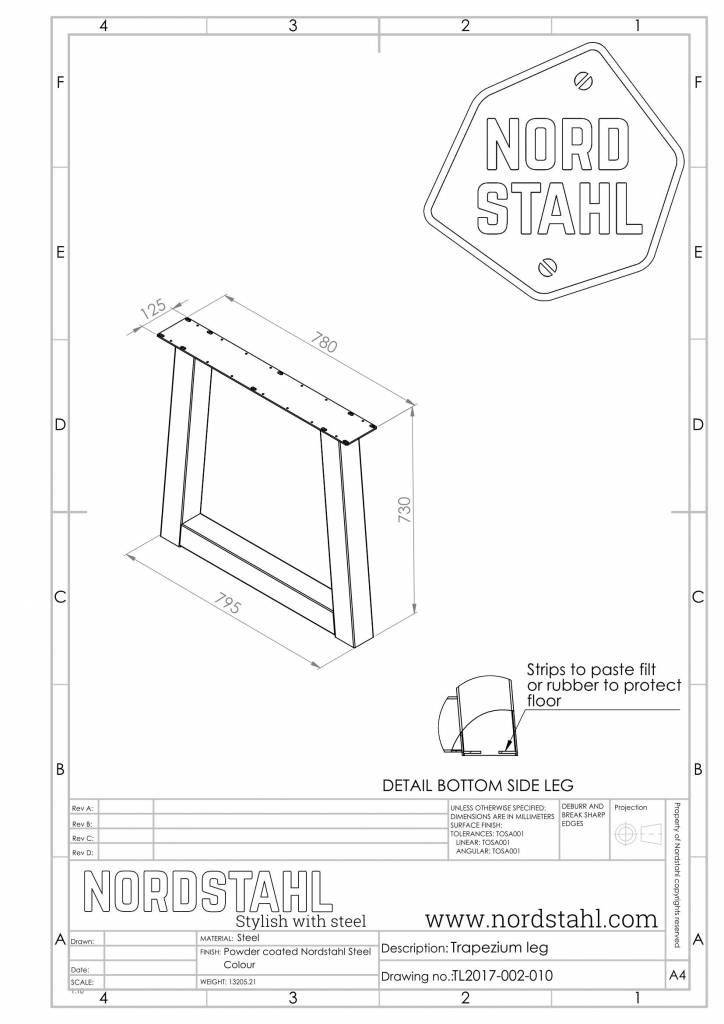 Nordstahl Trapezium leg-5