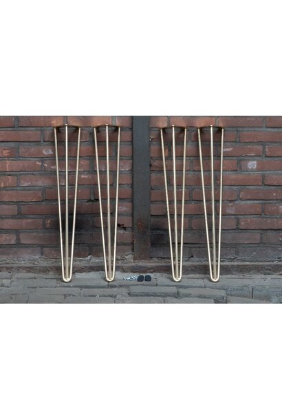 Hairpin tafelpoten | Goud