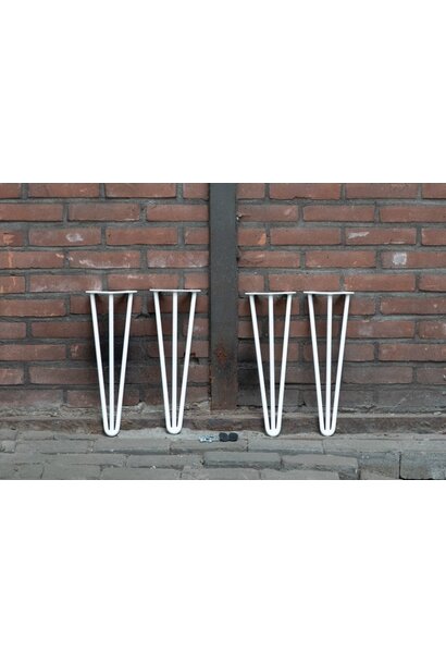 Hairpin bankpoten | Wit
