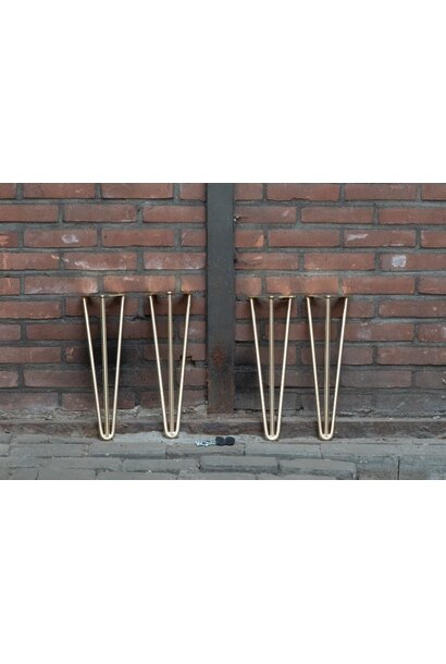 Hairpin bankpoten | Goud