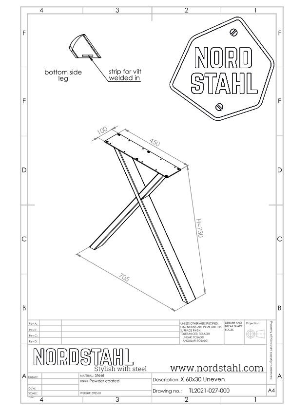 Nordstahl X leg Small Uneven-7