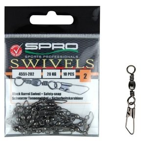 Barrel Swivel + Safety Snap