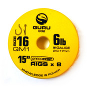 GURU - QM1 Ready Tied Rigs Speed Stops 15"