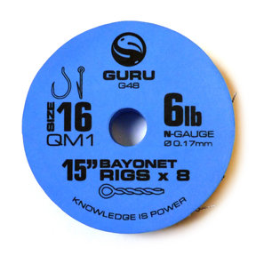 QM1 Ready Tied Rigs Bayonets 15"  Blue