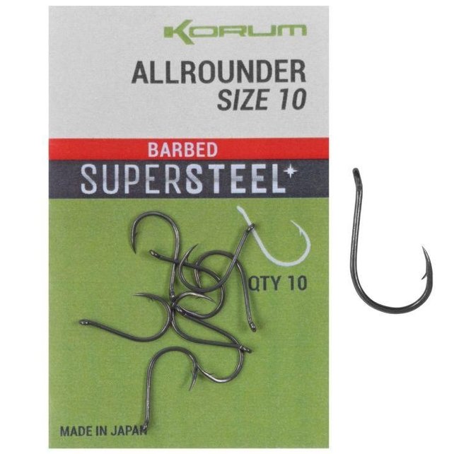 KORUM - Allrounder Supersteel* Barbed KORUM - Allrounder Supersteel* Barbed