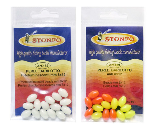 STONFO - Fluorescerende Parels  Ovaal