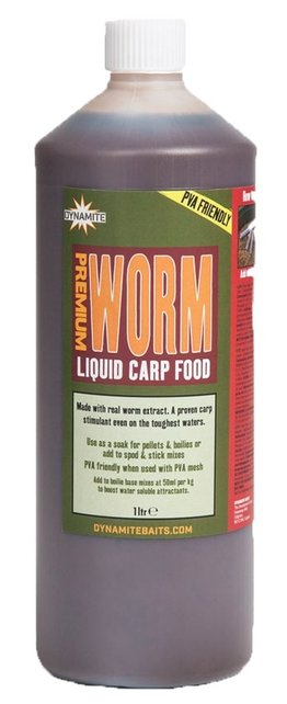 Dynamite Baits - Liquid Carp Food  Worm