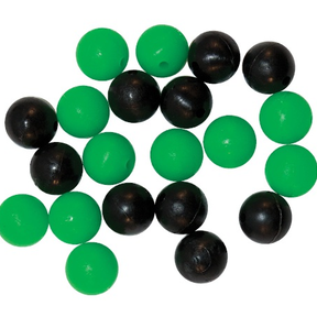 Round Beads Black/Green