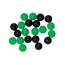 Tronixpro TRONIXPRO - Round Beads Black/Green