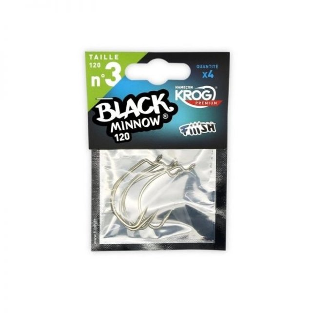 FIIISH - Black Minnow Hook KROG Premium