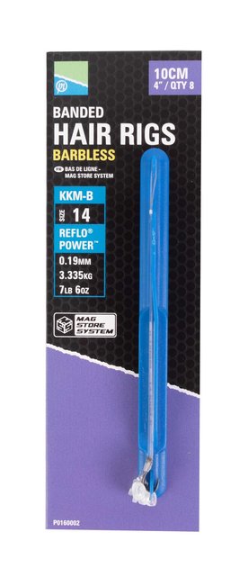 PRESTON - KKM-B Hair Rigs Baitband / Rapid Stop