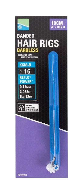 PRESTON - KKM-B Hair Rigs Baitband / Rapid Stop