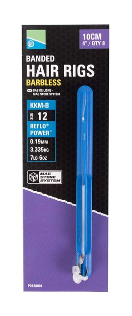 PRESTON - KKM-B Hair Rigs Baitband / Rapid Stop