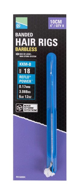 PRESTON - KKM-B Hair Rigs Baitband / Rapid Stop