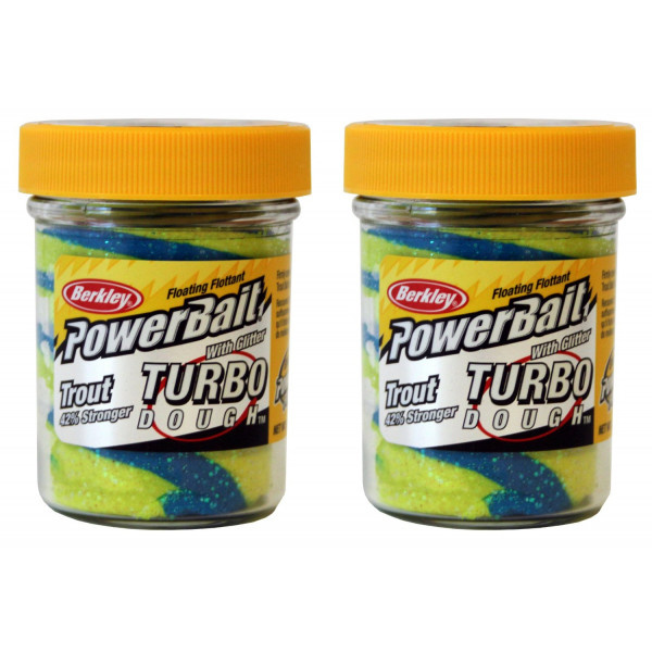 Berkley Powerbait Glitter Turbo Dough - Esca Morbida Per Pesca