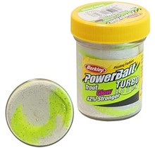 Berkley -PowerBait® Turbo Dough Glow 42% Stronger Op=Op