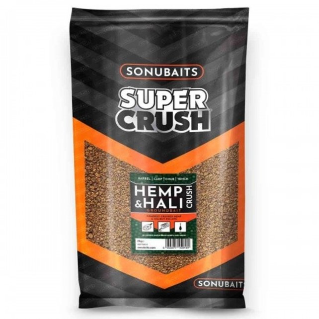 SONUBAITS - SuperCrush Hemp & Hali Crush 2kg SONUBAITS - SuperCrush Hemp & Hali Crush 2kg
