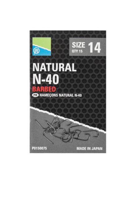 PRESTON - Natural N-40 Barbed PRESTON - Natural N-40 Barbed