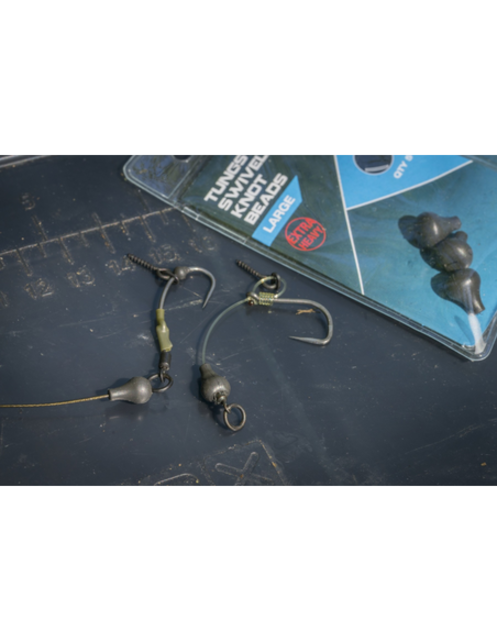 NASH - Tungsten Swivel Knot Beads NASH - Tungsten Swivel Knot Beads