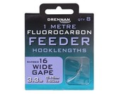 DRENNAN - Wide Gape Feeder Rigs 1m Fluorocarbon