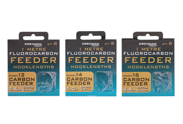 DRENNAN - Carbon Feeder Rigs 1m Fluorocarbon DRENNAN - Carbon Feeder Rigs 1m Fluorocarbon