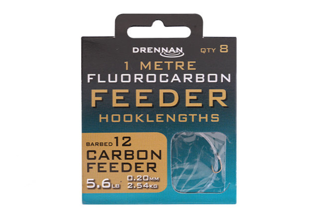 DRENNAN - Carbon Feeder Rigs 1m Fluorocarbon DRENNAN - Carbon Feeder Rigs 1m Fluorocarbon