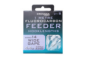 DRENNAN - Wide Gape Feeder Rigs 1m Fluorocarbon