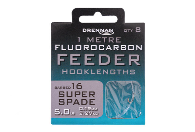 DRENNAN - Super Spade Feeder Rigs 1m Fluorocarbon