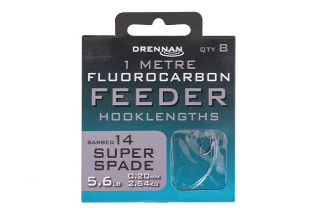 DRENNAN - Super Spade Feeder Rigs 1m Fluorocarbon